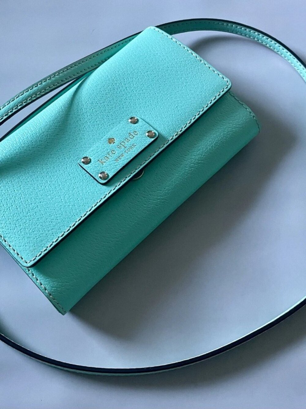 BNWOT Kate Spade Natalie Wellesley Clutch Crossbody purse (Bag charm included)